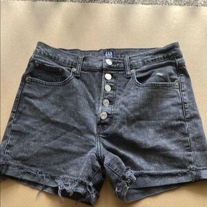 GAP Women's Charcoal Jean Shorts